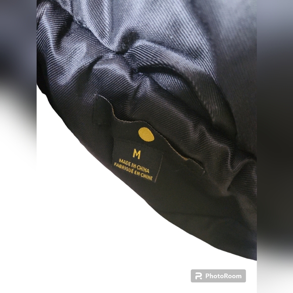 💞💕 2/$50 Yellow Circle Size Medium Jacket Black - Picture 3 of 13